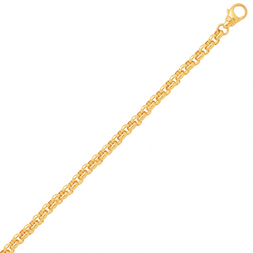 Bracelet en or maille jaseron 2.5mm