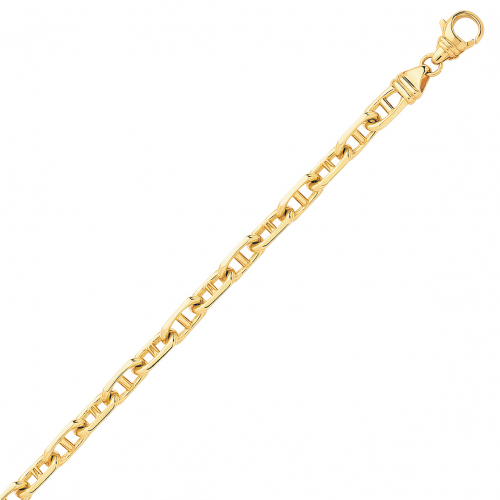 Bracelet en or maille marine 3mm