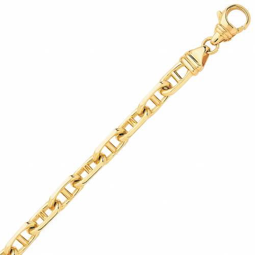 Bracelet en or maille marine 4.5mm