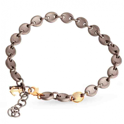 Bracelet Grain de caf - titane et or 9ct