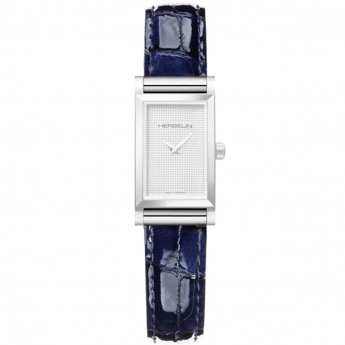 Bracelet interchangeable Herbelin Croco Bleu