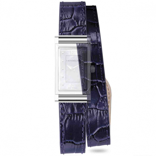 Bracelet interchangeable Herbelin façon croco Luoisiana