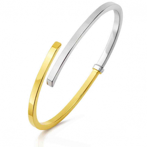 Bracelet jonc bicolore