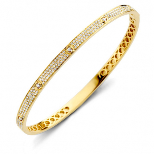 Bracelet Jonc Diamants 57 X 49 mm