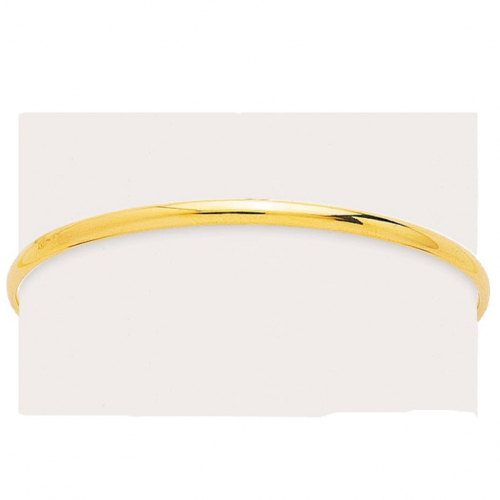 Bracelet jonc fil ovale massif 2,65mm