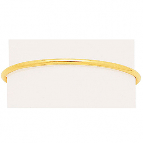 Bracelet jonc fil rond or 9 carats 1,80mm
