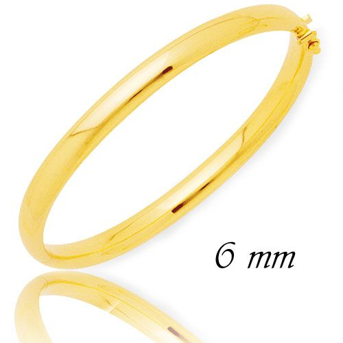 Bracelet Jonc or 6 mm