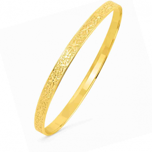 Bracelet jonc or jaune