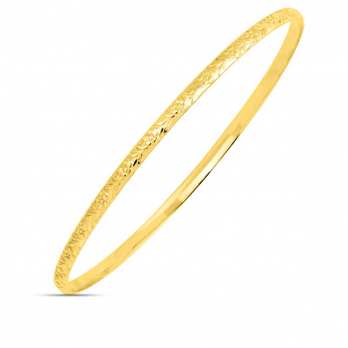 Bracelet jonc or jaune