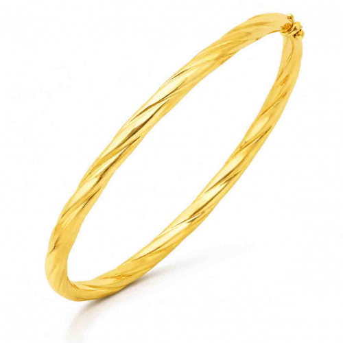 Bracelet Jonc or ouvrant 4 mm