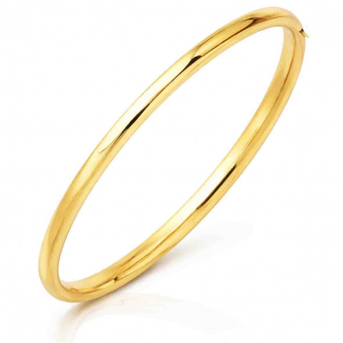 Bracelet jonc ouvrant or jaune 4mm
