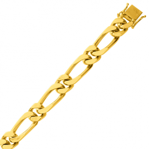 Bracelet maille alterne 9mm