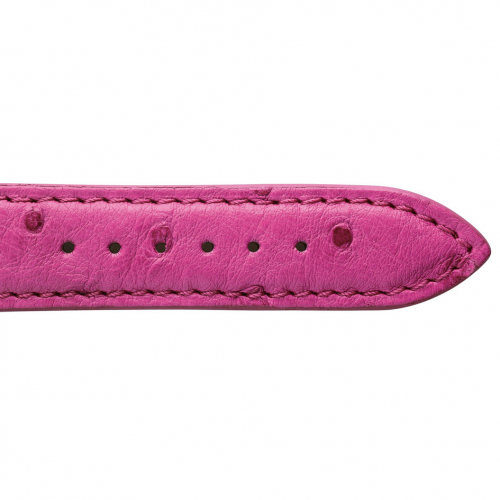 Bracelet Montre Autruche Mat Fuchsia