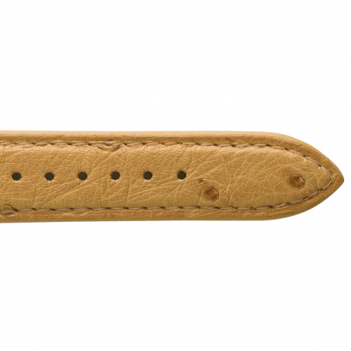 Bracelet Montre Autruche Mat Naturel