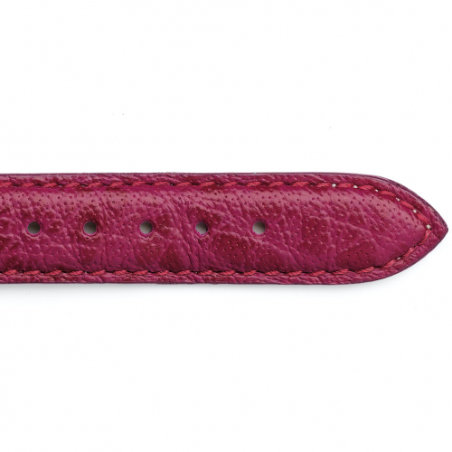 Bracelet Montre cuir de Buffle lilas