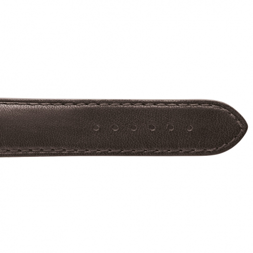 Bracelet Montre en cuir de Taureau Noir