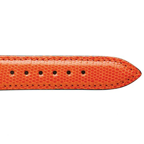 Bracelet Montre L�zard Sellier Orange