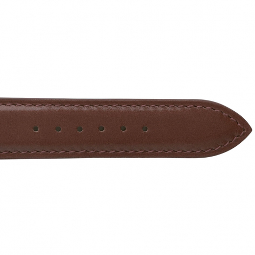 Bracelet Montre Veau Sellier Marron Clair