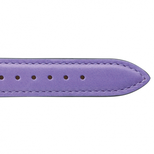 Bracelet Montre Veau Sellier Mauve