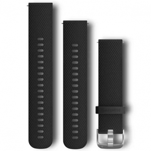 Bracelet Noir - 20mm - Garmin