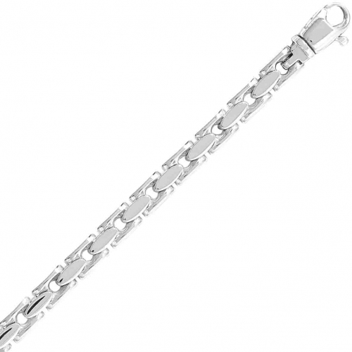 Bracelet or blanc 4.5mm