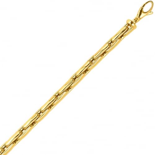Bracelet or jaune 4mm