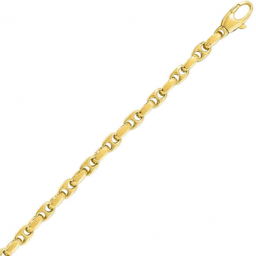 Bracelet or jaune 4mm