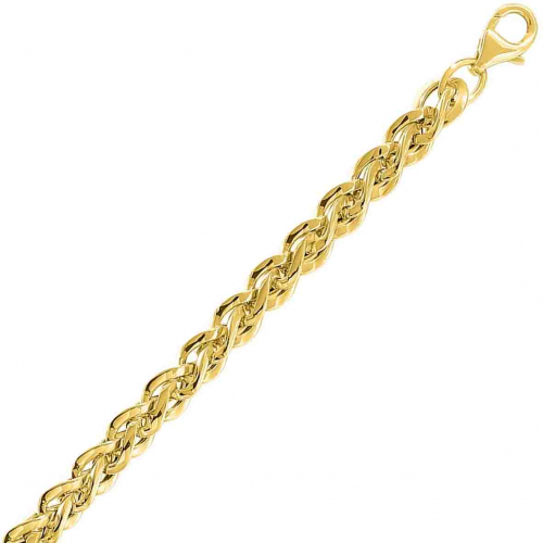 Bracelet or jaune 5mm