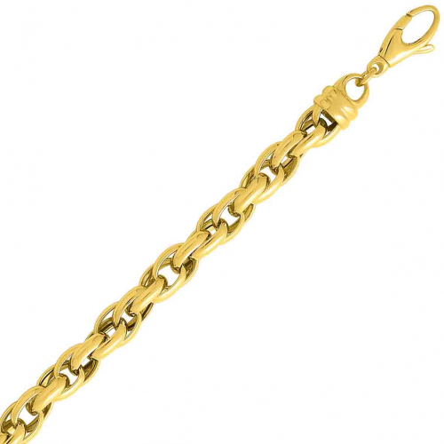 Bracelet or jaune 6mm