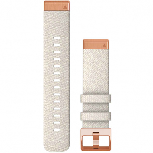 Bracelet QuickFit� 20 mm Nylon Beige Cr�me - Garmin