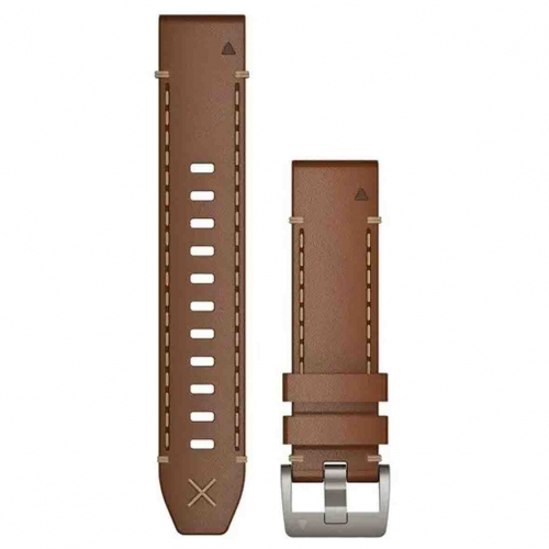 Bracelet QuickFit 22 mm Cuir de vachette italien - Garmin