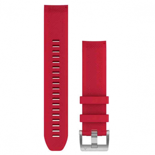 Bracelet QuickFit� 22 mm Silicone Rouge plasma - Garmin