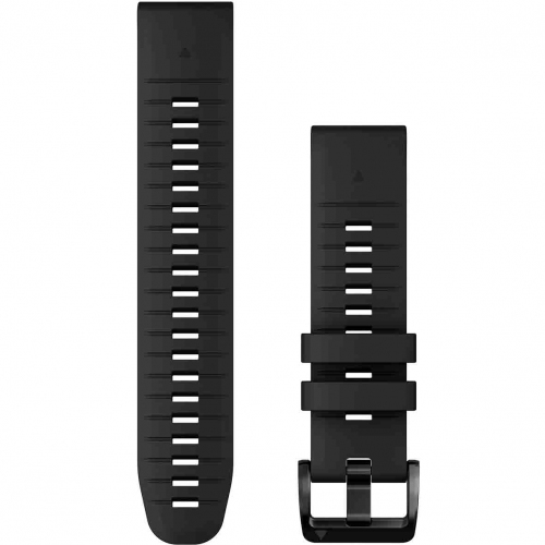 Bracelet QuickFit, 22mm, Silicone, Noir - Garmin