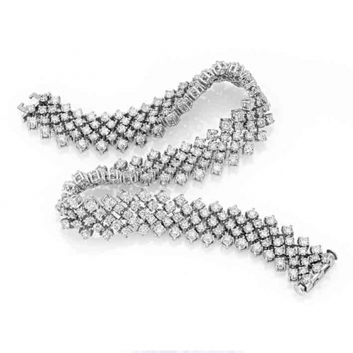 Bracelet rivi�re de diamants