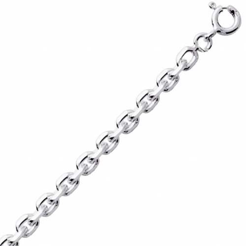 Chaine Argent Maille Forat