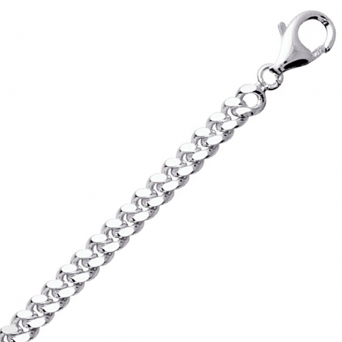 Chaine Argent maille Gourmette