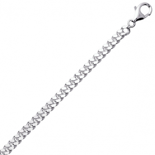 Chaine Argent maille Gourmette