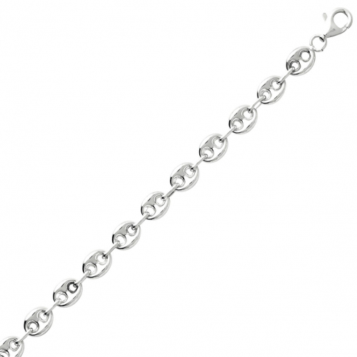 Chaine Argent Maille Grain de Caf