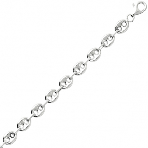 Chaine Argent Maille Grain de Caf