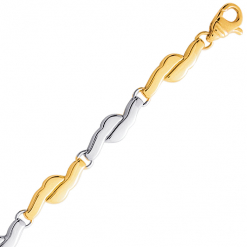 chaine deux ors maille fantaisie