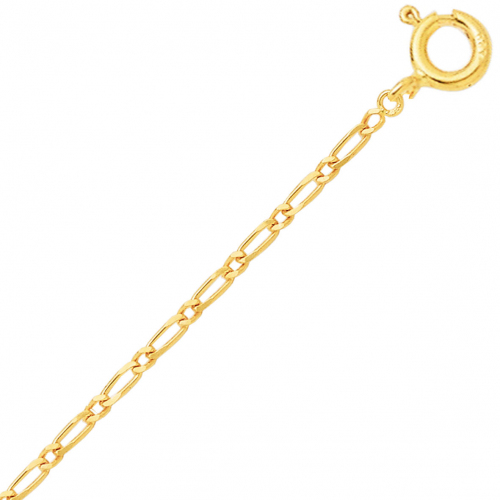 Chaine en or 9 carats maille Altern�e 1.4mm