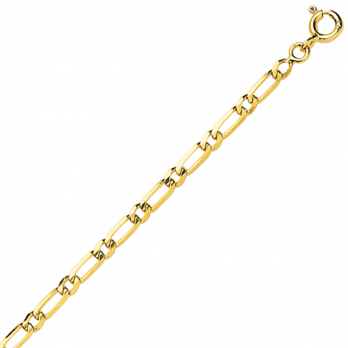 Chaine en or 9 carats maille Altern�e ultra-plate 2.5mm