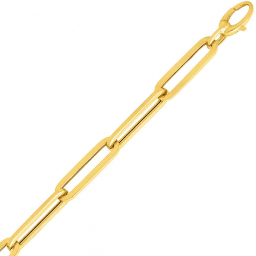 Chaine en or jaune Fantaisie 6mm
