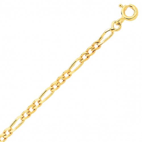 Chaine en or maille Altern�e 2mm