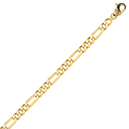 Chaine en or maille Altern�e ultra-plate 4mm