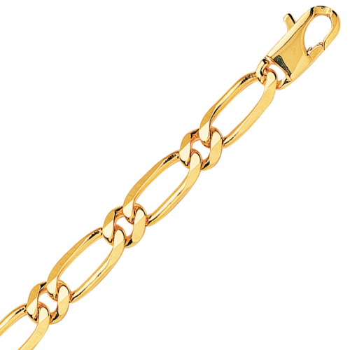 Chaine en or maille Alterne ultra-plate 8mm