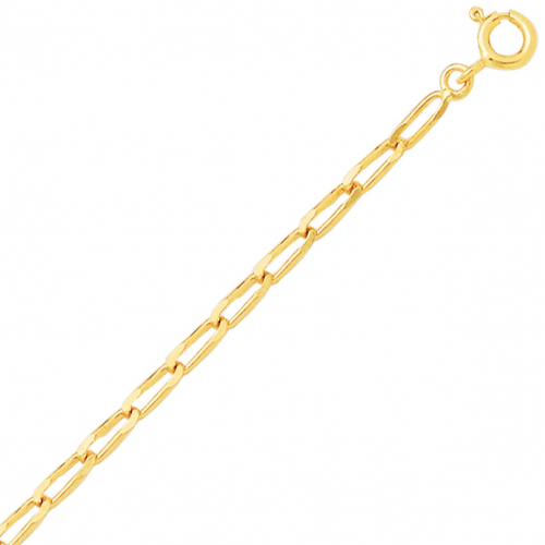 Chaine en or maille Cheval 2mm