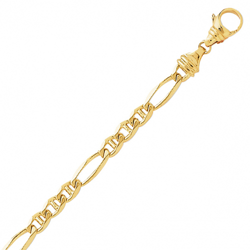 Chane en or maille marine alterne 3mm