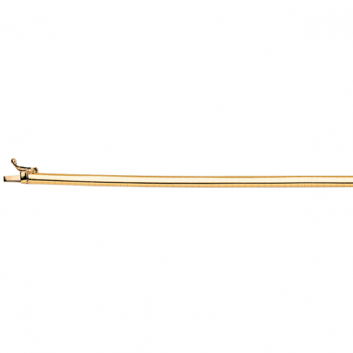Collier or om�ga or jaune 3 mm