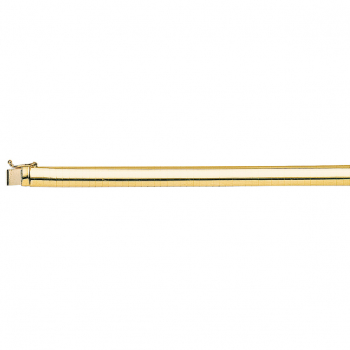 Collier or om�ga or jaune 4 mm